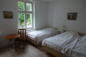 Familien-Schlafzimmer mit Blick aufs Plateau